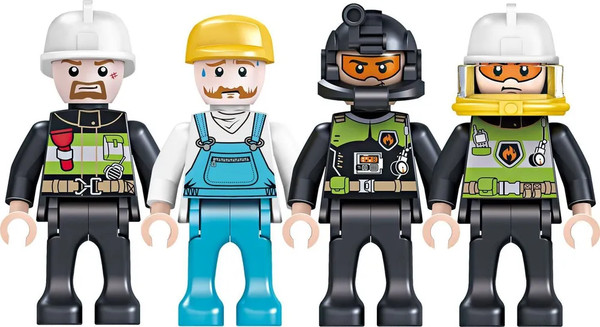 Изображение товара Конструктор LANSI Пожарная часть / 182325