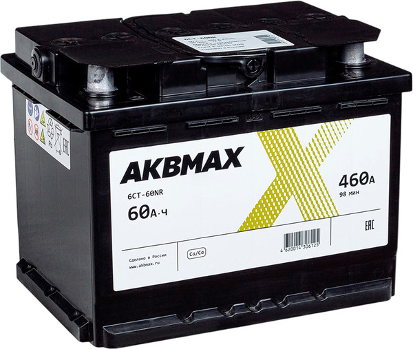 Изображение товара Автомобильный аккумулятор AKBMAX 60R 460A