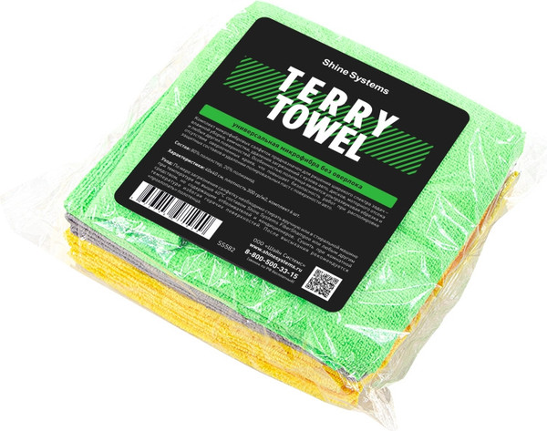 Изображение товара Набор салфеток для автомобиля Shine Systems Terry Towel / SS582 (6шт)