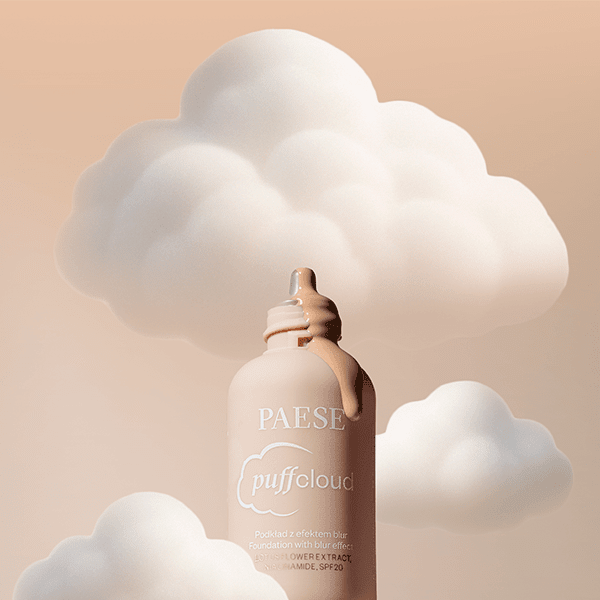 Изображение товара Тональный крем Paese Puff Cloud Foundation With Blur Effect тон 02 (30мл)