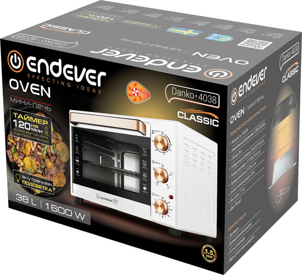 Изображение товара Ростер Endever Danko 4038 (белый)