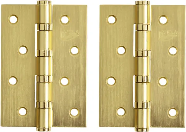 Изображение товара Комплект петель дверных VELA Prima 100x70x3 4BB-MSG (матовое золото)