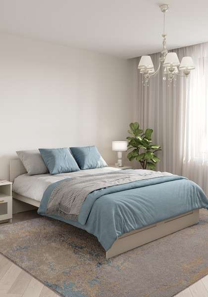 Изображение товара Двуспальная кровать Mio Tesoro Нави 160x200 / 2.15.04.060.19 (кашемир)