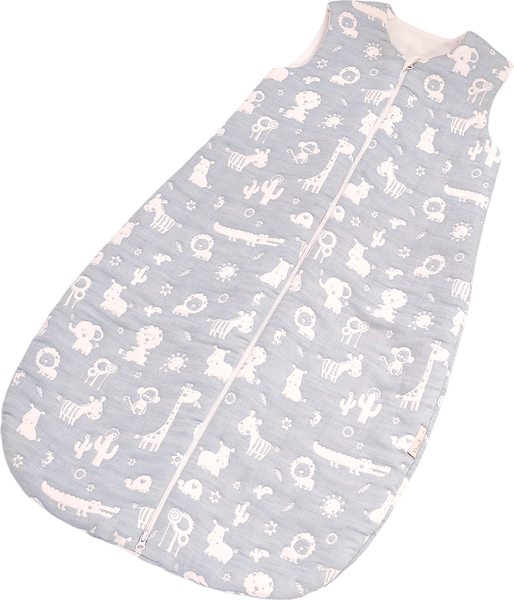 Изображение товара Спальный конверт Perina Soft Cotton / СПП-01.2 (зверюшки голубые)
