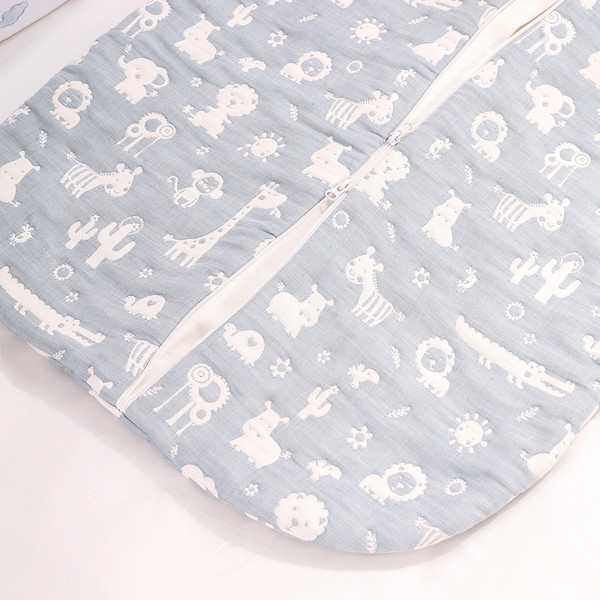 Изображение товара Спальный конверт Perina Soft Cotton / СПП-01.2 (зверюшки голубые)