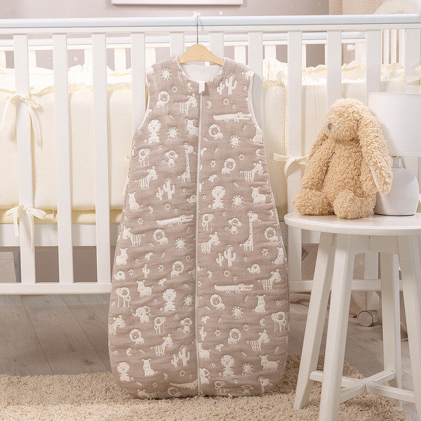 Изображение товара Спальный конверт Perina Soft Cotton / СПП-01.4 (зверюшки песочные)