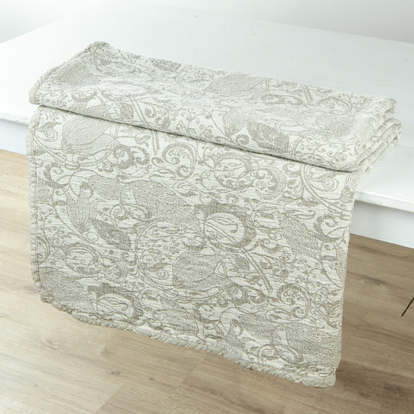 Изображение товара Плед Pole Kvetak (Беларускі лён) 220х205 22С155-ШР/у./л.с.уп. (330 София 279/сорт 1)