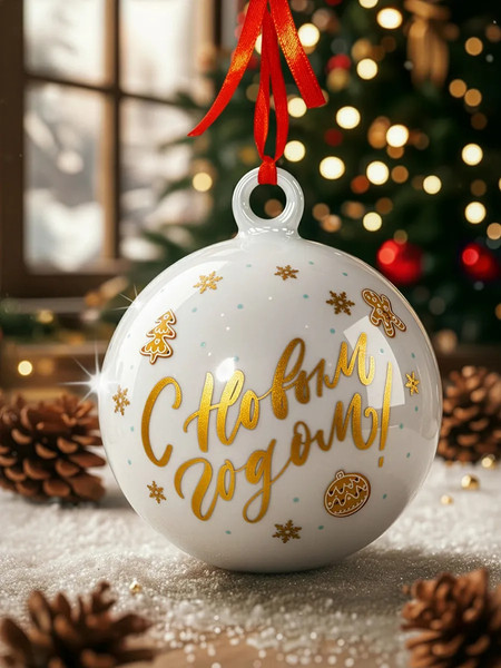 Изображение товара Шар новогодний Elan Gallery New Bone China / 420822