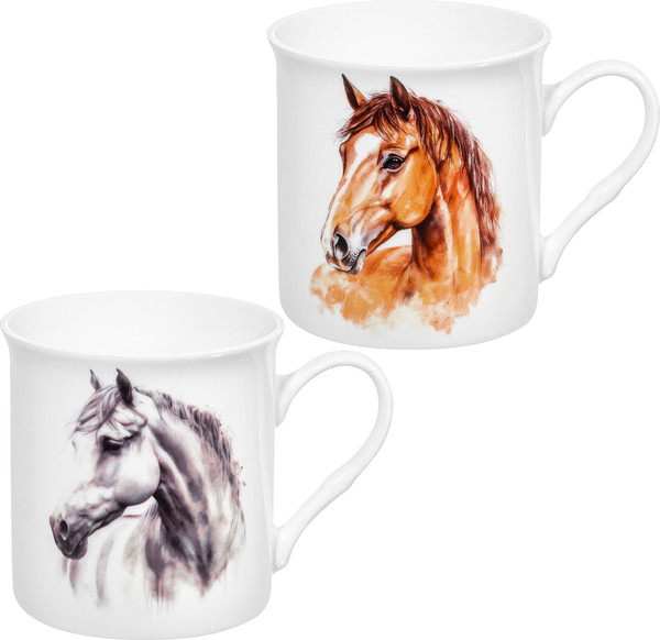 Изображение товара Набор кружек Elan Gallery Пара лошадей / 880235
