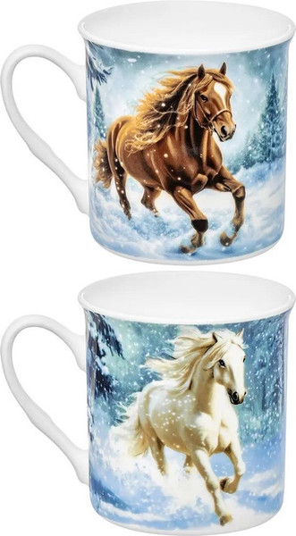 Изображение товара Набор кружек Elan Gallery Лошадь в снегу 880272