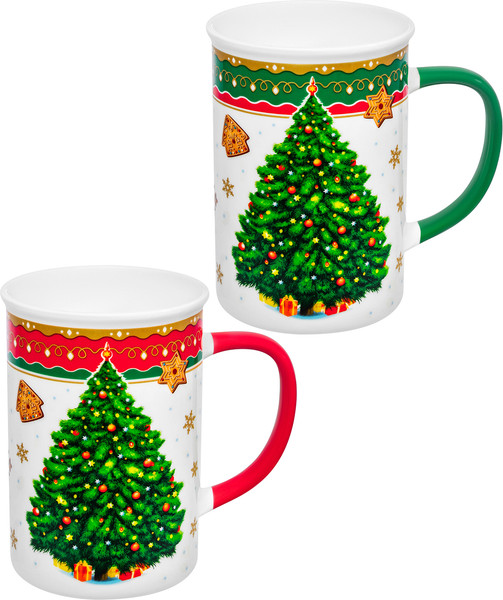 Изображение товара Набор кружек Elan Gallery Новогодняя Елка 880273