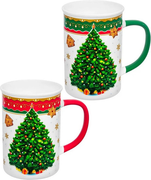 Изображение товара Набор кружек Elan Gallery Новогодняя Елка 880273
