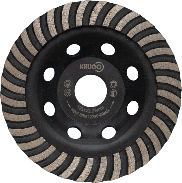 Изображение товара Алмазная чашка Krugo 125x22.23мм / CWS05A