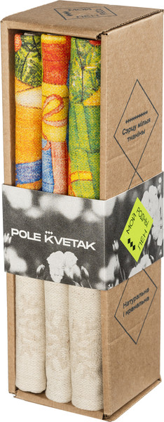 Изображение товара Набор полотенец Pole Kvetak (Беларускі лён) 46x60 20С189-ШР (391 Навагоднiя прыгоды-3 1)