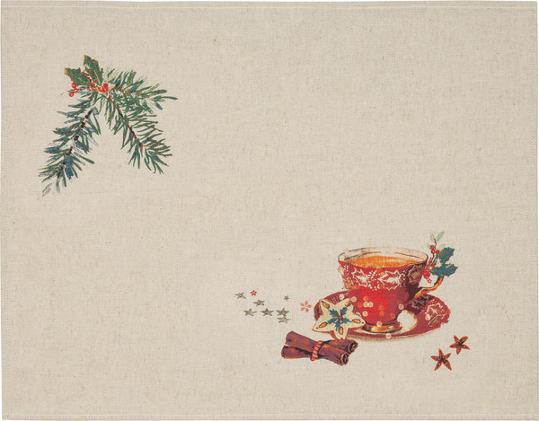 Изображение товара Набор полотенец Pole Kvetak (Беларускі лён) 45x60 22С145-ШР (28 Новогодний ужин-3 0)