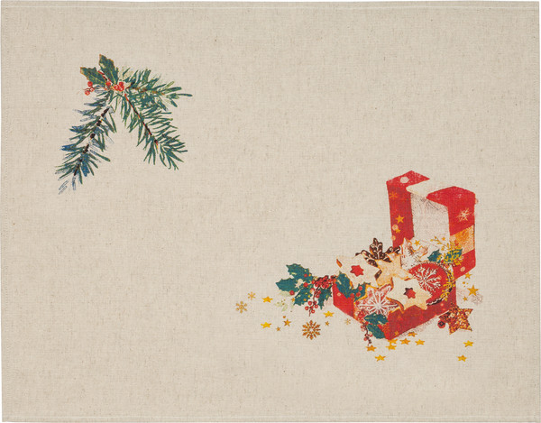 Изображение товара Набор полотенец Pole Kvetak (Беларускі лён) 45x60 22С145-ШР (28 Новогодний ужин-3 0)