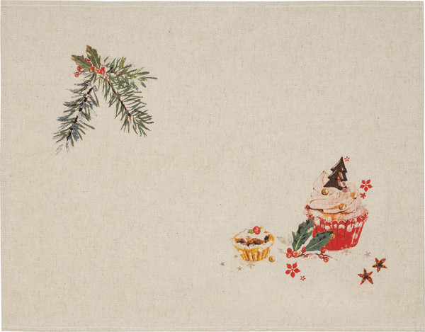 Изображение товара Набор полотенец Pole Kvetak (Беларускі лён) 45x60 22С145-ШР (28 Новогодний ужин-3 0)