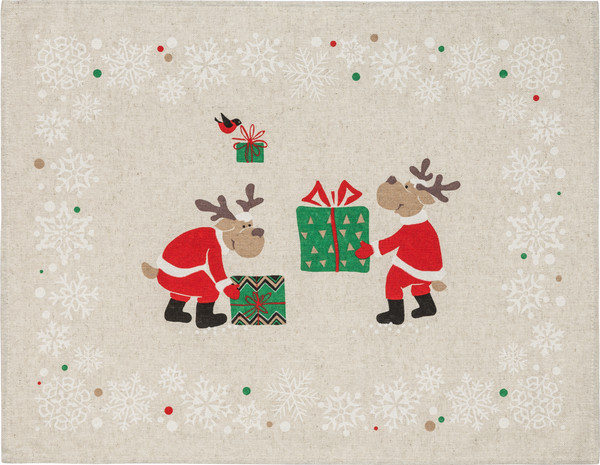 Изображение товара Набор полотенец Pole Kvetak (Беларускі лён) 46x60 24С27-ШР (49 Олени-3 1)