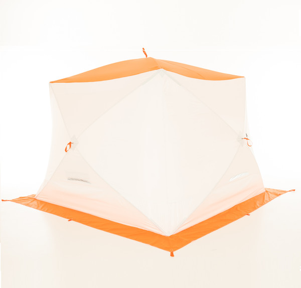 Изображение товара Палатка Пингвин Shelters MrFisher ЛОНГ 250 (белый/оранжевый)