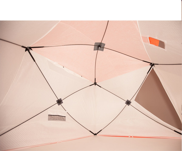 Изображение товара Палатка Пингвин Shelters MrFisher ЛОНГ 250 (белый/оранжевый)