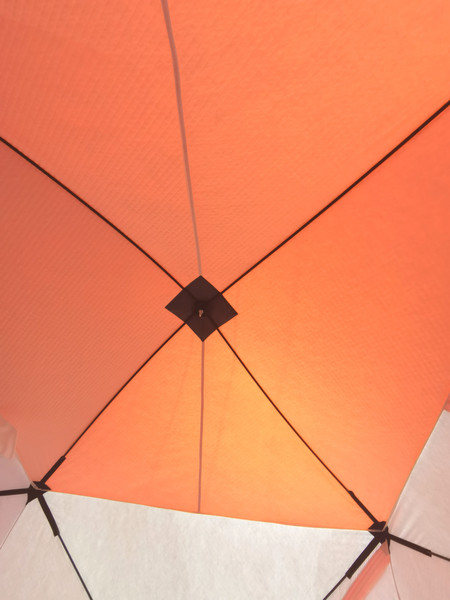 Изображение товара Палатка Пингвин Shelters MrFisher ЛОНГ 250 (белый/оранжевый)