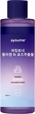 Изображение товара Тонер для лица Ayoume Firming Toner Collagen Rose Укрепляющий