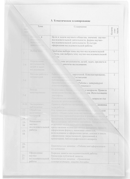 Изображение товара Папка-уголок Brauberg Universal / 273049 (прозрачный)