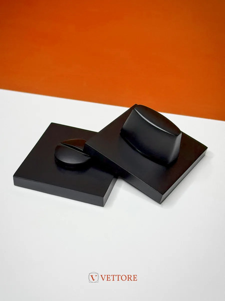 Изображение товара Фиксатор дверной защелки Vettore BK 2105 MBP (чtрный матовый)