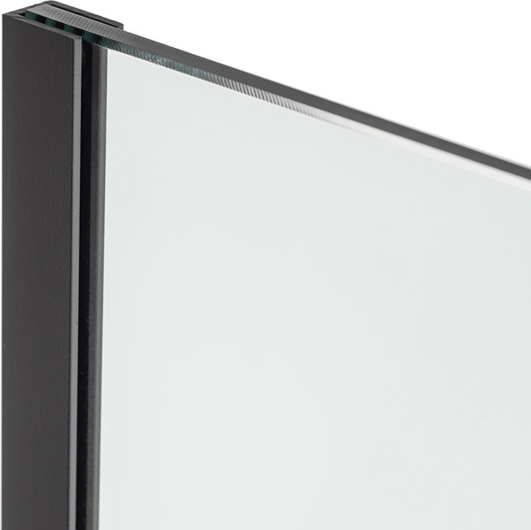 Изображение товара Стеклянная шторка для ванны Saniteco SNT-22 Black (140x60)