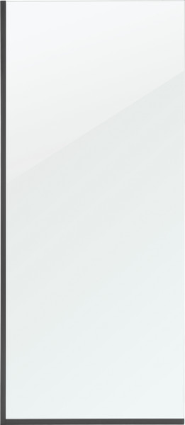 Изображение товара Стеклянная шторка для ванны Saniteco SNT-22 Black (140x60)