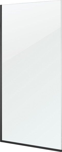 Изображение товара Стеклянная шторка для ванны Saniteco SNT-24 Black (140x70)