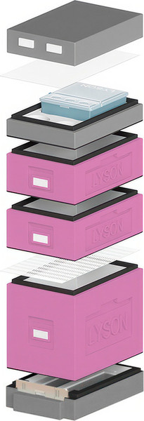 Изображение товара Улей Lyson Дадан На 6 Рамок / WDD58PUG (фиолетовый/серый)