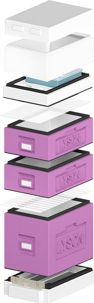 Изображение товара Улей Lyson Дадан На 6 Рамок / WDD02PUW (фиолетовый/неокрашенный)