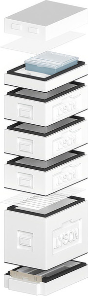 Изображение товара Улей Lyson Дадан На 6 Рамок / WDD03 (неокрашенный)