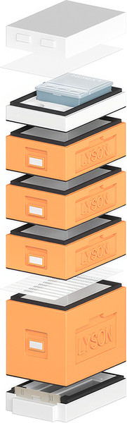 Изображение товара Улей Lyson Дадан На 6 Рамок / WDD03ORW (оранжевый/неокрашенный)