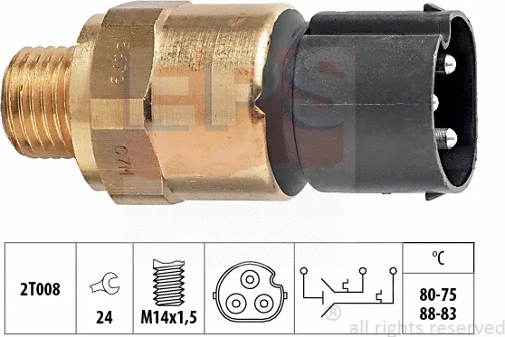 Изображение товара Датчик включения вентилятора EPS 1.850.679
