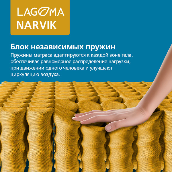 Изображение товара Матрас LAGOMA Narvik 80x200x22