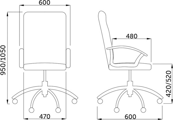 Изображение товара Кресло офисное AksHome Polo (серый)