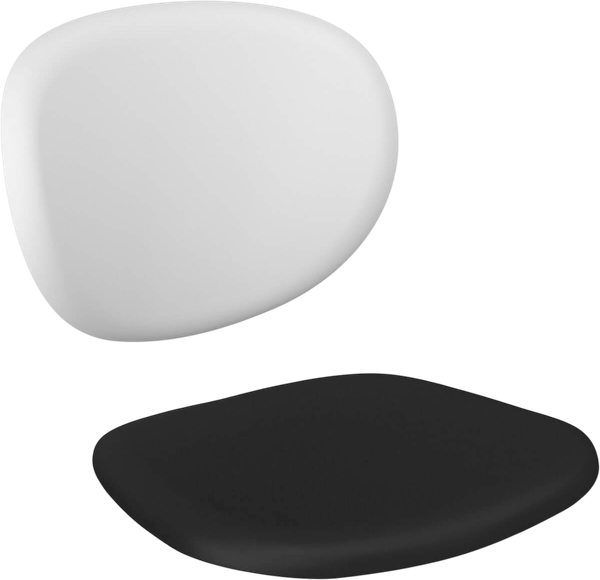 Изображение товара Сиденье и спинка для стула Sheffilton SHT-SB180/ST180 (белый/черный)