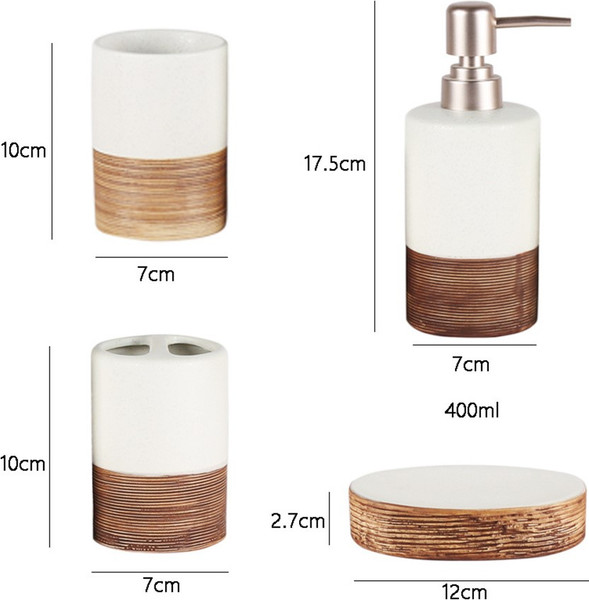 Изображение товара Набор аксессуаров для ванной Saniteco 6499004385A