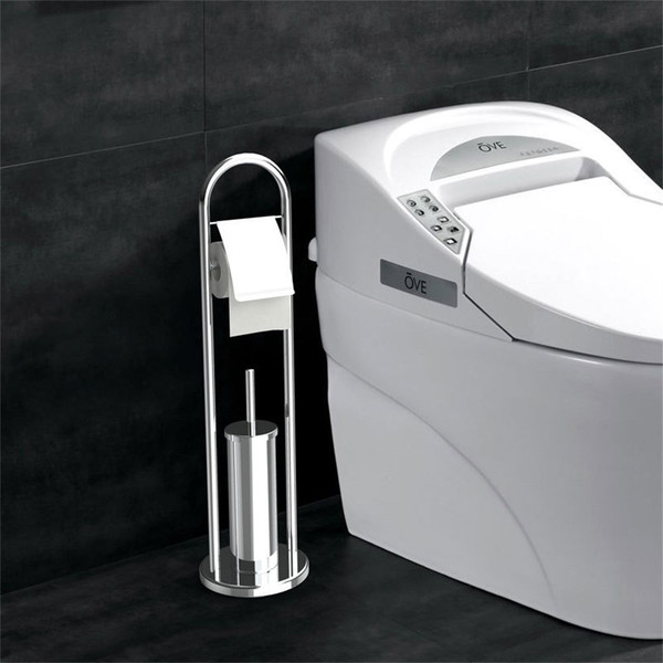 Изображение товара Стойка для туалетной бумаги с ершиком Saniteco 6407001445A