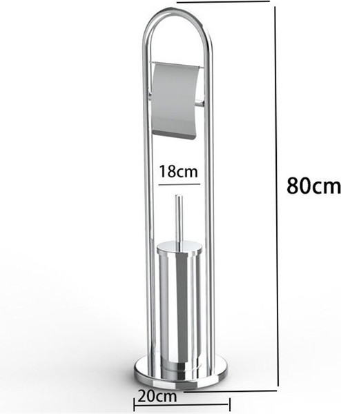 Изображение товара Стойка для туалетной бумаги с ершиком Saniteco 6407001445A