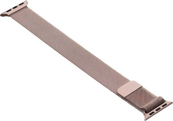 Ремешок для умных часов Rumi Milanese Loop для Apple Watch 38/40/41мм (красное золото) — фото 3