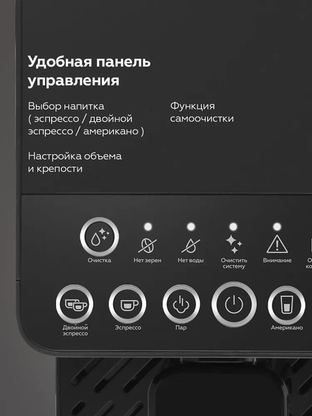 Изображение товара Кофемашина BQ ACM1136M (черный)