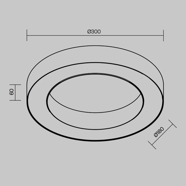 Изображение товара Потолочный светильник Maytoni Ceiling C093CL-24W4K-W