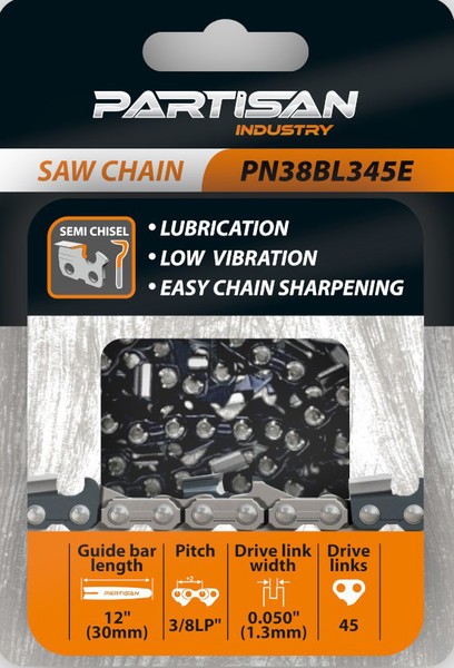 Изображение товара Цепь для пилы Partisan PN38BL345E