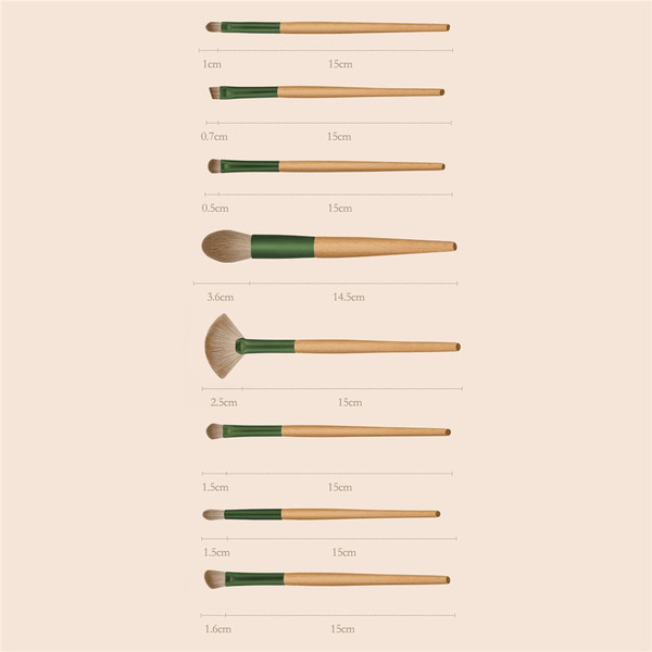 Изображение товара Набор кистей для макияжа Glamify 649901082A