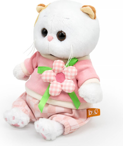 Изображение товара Мягкая игрушка Budi Basa Кошечка Ли-Ли Baby в свитшоте с цветком / 10852067