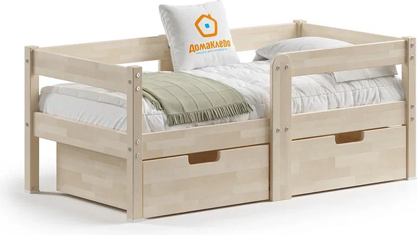 Изображение товара Комплект ящиков под кровать Домаклево Легос 70x140 (натуральный)