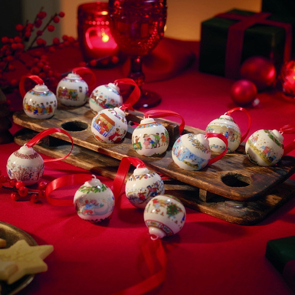 Изображение товара Набор шаров новогодних Hutschenreuther Special Edition 40th anniversary / 02252-727514-28743